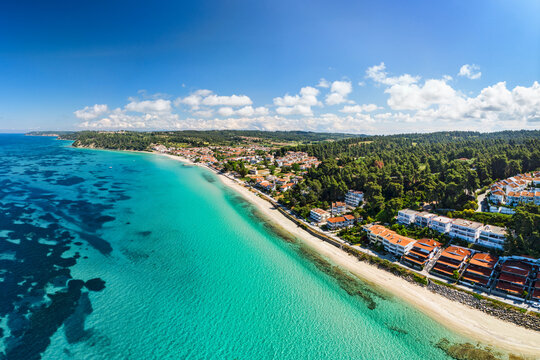 Siviri beach in Chalkidiki, Greece