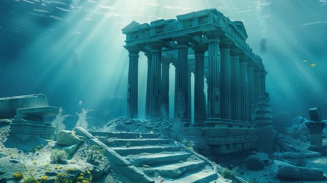 Video A ancient temple lies hidden beneath the ocean's surface
