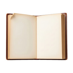 Open Vintage Book Blank Pages