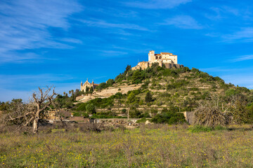 Blick auf die Stadt Arta, Mallorca