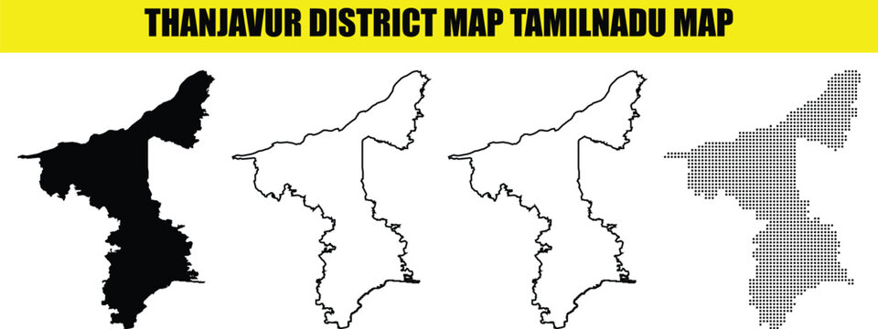 Thanjavur District Map Tamil Nadu