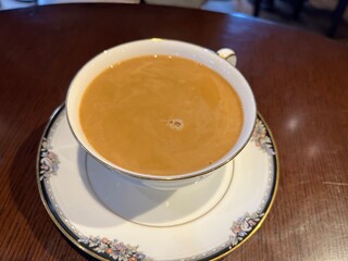 ミルクの入ったコーヒー