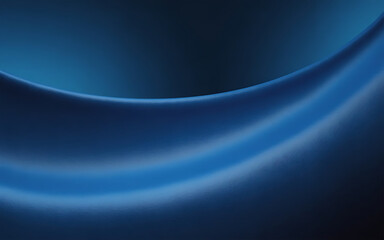 Obraz premium A sleek digital background featuring a smooth gradient that transitions from deep navy blue at the top to rich midnight blue at the bottom. The surface has a subtle film grain texture that adds depth 