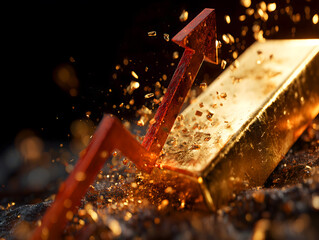 Gold price surge and strong bullish market momentum