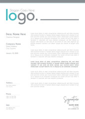 Creative Clean Corporate Letter Head Template