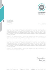 Creative Clean Corporate Letter Head Template