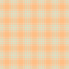 Tie vector pattern tartan, curve textile fabric plaid. Us texture seamless check background in orange and light colors.