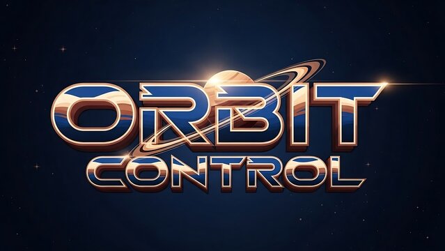 Orbit Control Gaming Console Logo Design.