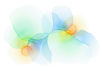 Abstract colorful blossom