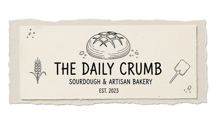 The Daily Crumb bakery business logo.