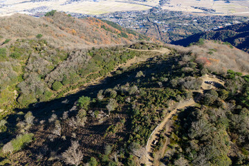 小倉山展望台（ドローンによる空撮）