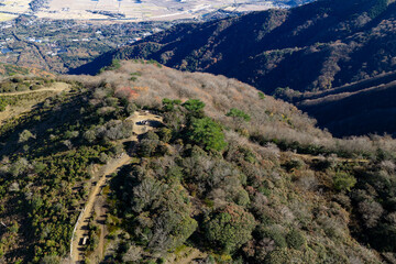 小倉山展望台（ドローンによる空撮）