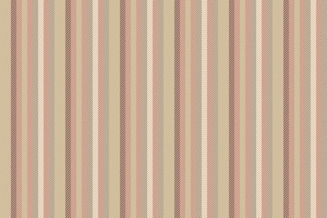 Obraz premium Batch vertical textile texture, minimal fabric vector seamless. Llanket background pattern stripe lines in light and red colors.