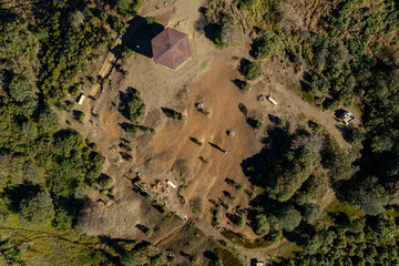 小倉山展望台（ドローンによる空撮）
