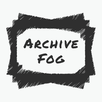 Rough ink block title Archive Fog
