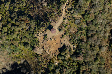 小倉山展望台（ドローンによる空撮）