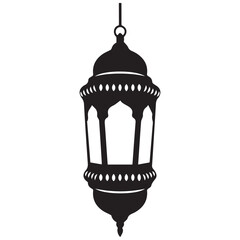 Elegant hanging lantern with intricate design elements
