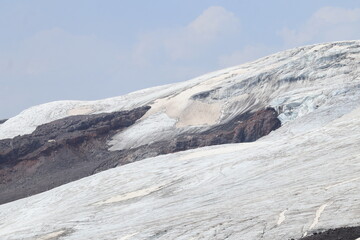 snow covered mountains
