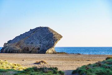 Monsul beach, Park Cabo de Gata in Spain