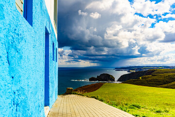 Coast at Cabo de Penas in Asturias, Spain