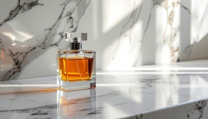 Woda kolońska na marmurze 1