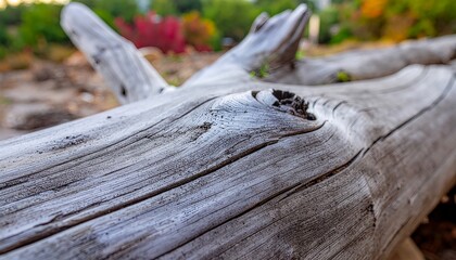 Stare drewno mocno nadszarpnięte czasem 3