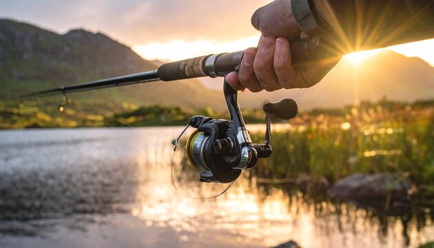 fishing on the river