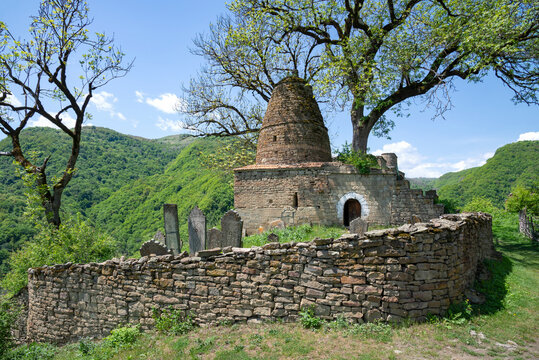 The ancient mausoleum of the Kaitag utsmi, Kala-Koreish tract. Republic of Dagestan, Russia