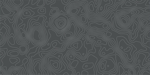 Topographic map lines background, geographic abstract grid vector illustration  © salar