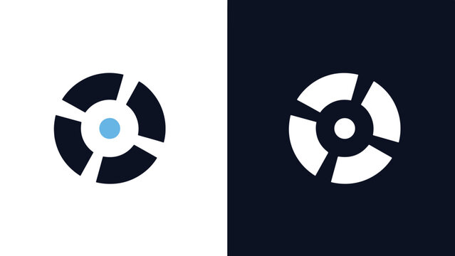 Camera lens icon set - Blue icon set - Solid icons vector collection - Vector icon set - Line and glyph solid icon set - Icon vector - Flat Design Icon