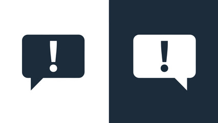 Alert icons set - Blue icon set - Solid icons vector collection - Vector icon set - Line and glyph solid icon set - Icon vector - Flat Design Icon