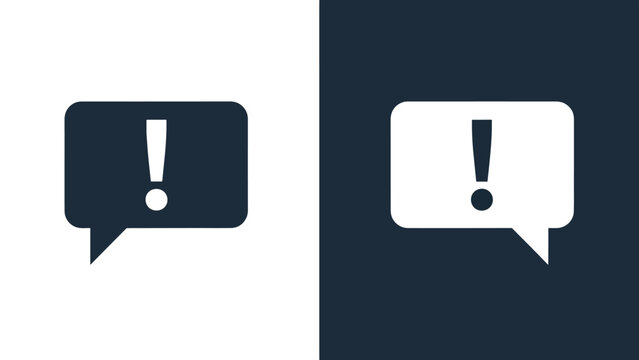 Alert icons set - Blue icon set - Solid icons vector collection - Vector icon set - Line and glyph solid icon set - Icon vector - Flat Design Icon