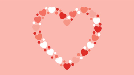 Cute Heart Shape Design for Valentine’s Day Greetings © artificial_azad!