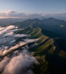 Mountains Above Clouds
