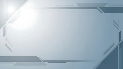 Abstract futuristic technology background with light flare and geometric design elements