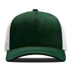 Green and White Cap