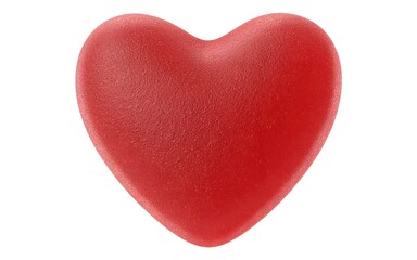 Obraz premium A red heart shaped candy