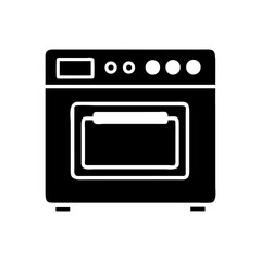 Fototapeta premium A oven icon bold outline vector illustration design
