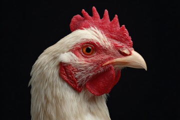 Chicken Affected by Bird Flu Disease