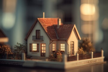Ultra Detailed House Insurance Ad Image 8K