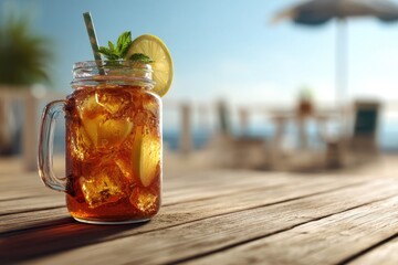 Refreshing Ice Tea Summer