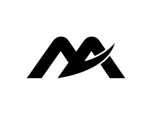 Ma monogram logo,ma letter logo,ma initial logo,ma icon logo