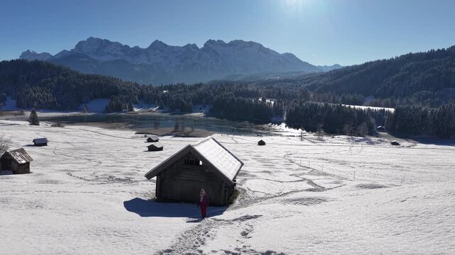 Bayern - Winter - Geroldsee - Wagenbr&uuml;chsee - Deutschland