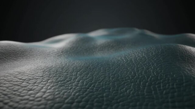 DIGITALSKIN 003 - Abstract Teal Surface Texture Close-up