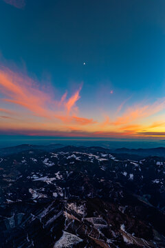 Sonnenuntergang Ebenschlag - Naturpark Almenland - Oststeiermark