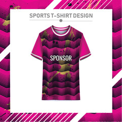 Modern sports t-shirt design