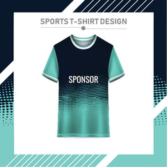 Modern sports t-shirt design