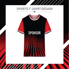 Modern sports t-shirt design