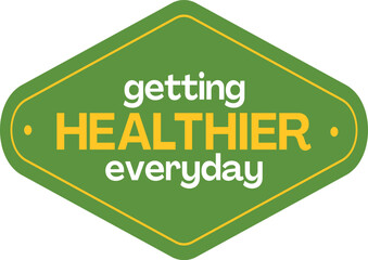 Health and Wellness Badges &ndash; Motivation and Healthy Lifestyle Icons