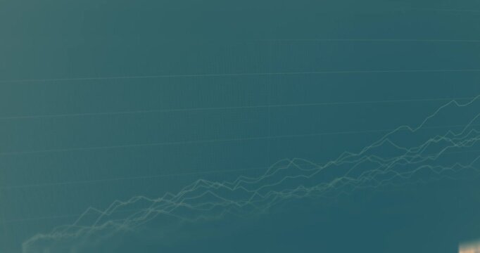 Line graph with multiple fluctuating lines